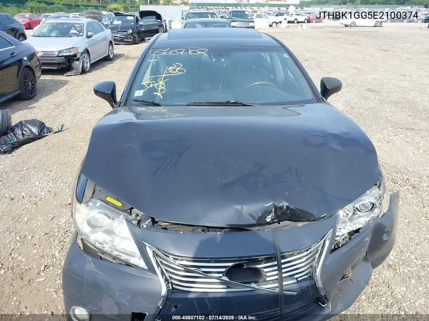 2014 Lexus Es 350 VIN: JTHBK1GG5E2100374 Lot: 45607102