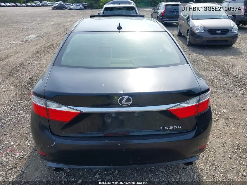 2014 Lexus Es 350 VIN: JTHBK1GG5E2100374 Lot: 45607102