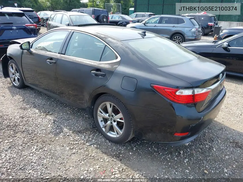 2014 Lexus Es 350 VIN: JTHBK1GG5E2100374 Lot: 45607102