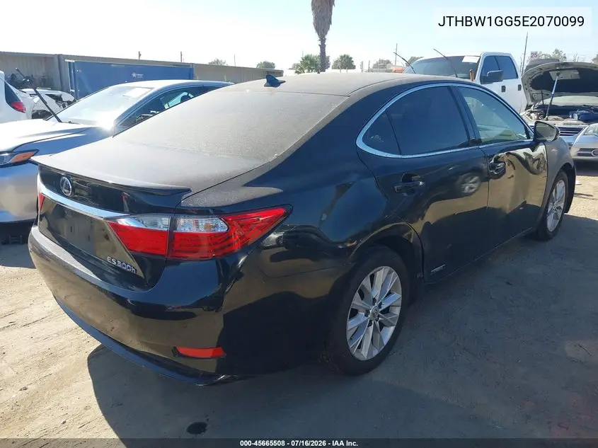 2014 Lexus Es 300H VIN: JTHBW1GG5E2070099 Lot: 45665508