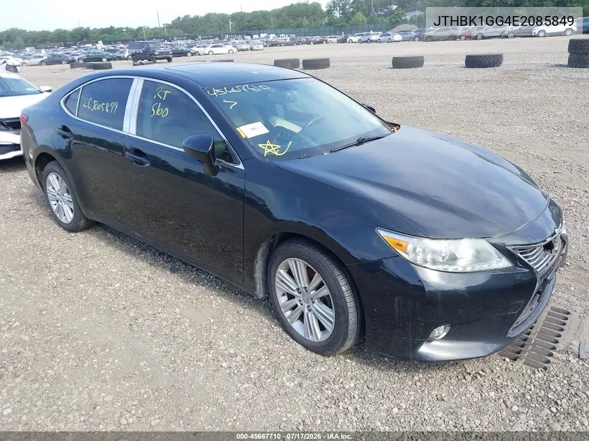 2014 Lexus Es 350 VIN: JTHBK1GG4E2085849 Lot: 45667710