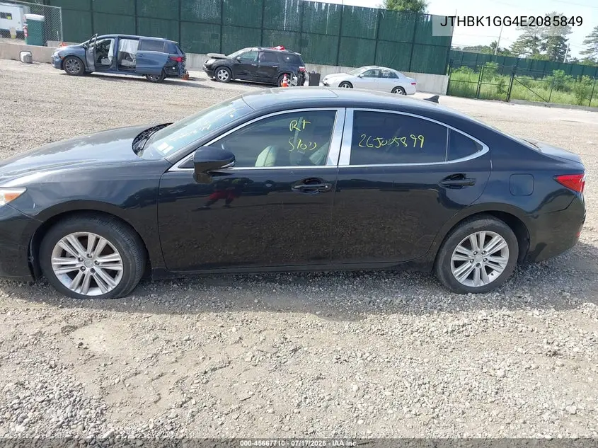 2014 Lexus Es 350 VIN: JTHBK1GG4E2085849 Lot: 45667710