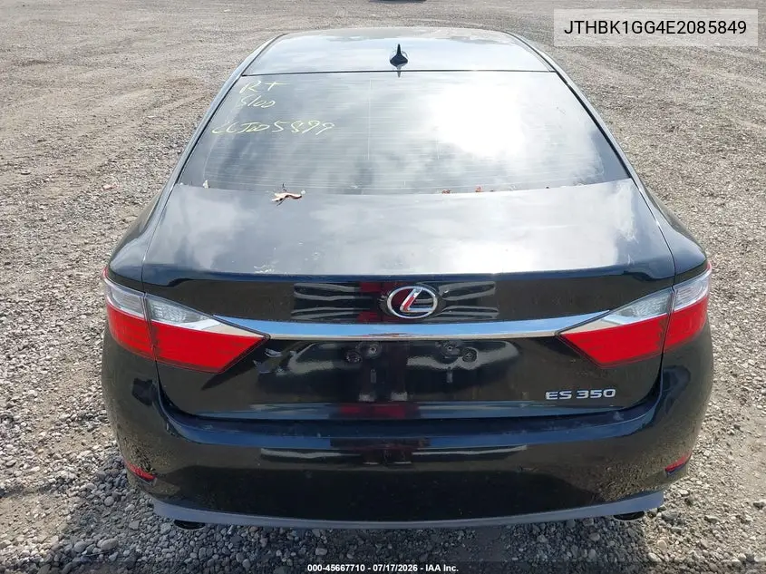 2014 Lexus Es 350 VIN: JTHBK1GG4E2085849 Lot: 45667710