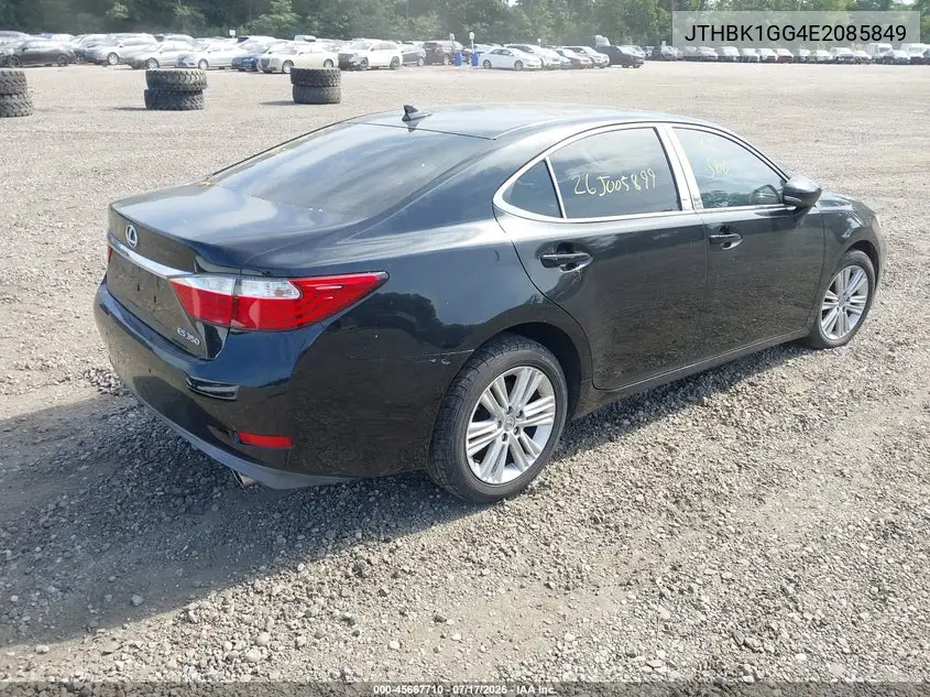 2014 Lexus Es 350 VIN: JTHBK1GG4E2085849 Lot: 45667710