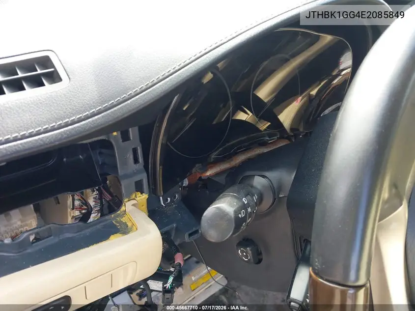 2014 Lexus Es 350 VIN: JTHBK1GG4E2085849 Lot: 45667710