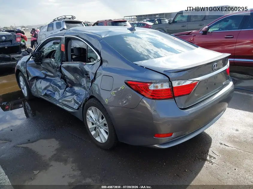2014 Lexus Es 300H VIN: JTHBW1GGXE2060295 Lot: 45673938