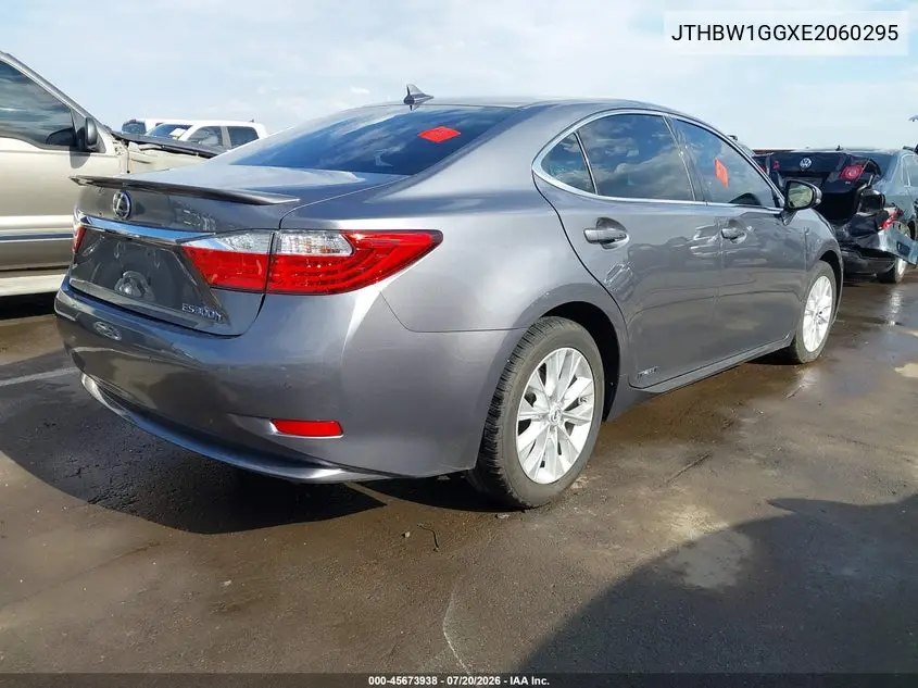 2014 Lexus Es 300H VIN: JTHBW1GGXE2060295 Lot: 45673938