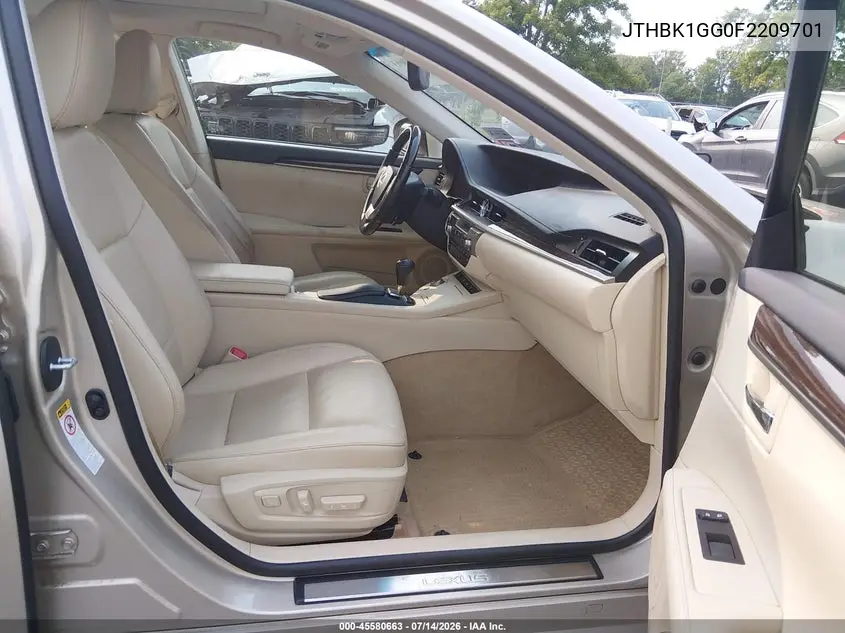 2015 Lexus Es 350 VIN: JTHBK1GG0F2209701 Lot: 45580663