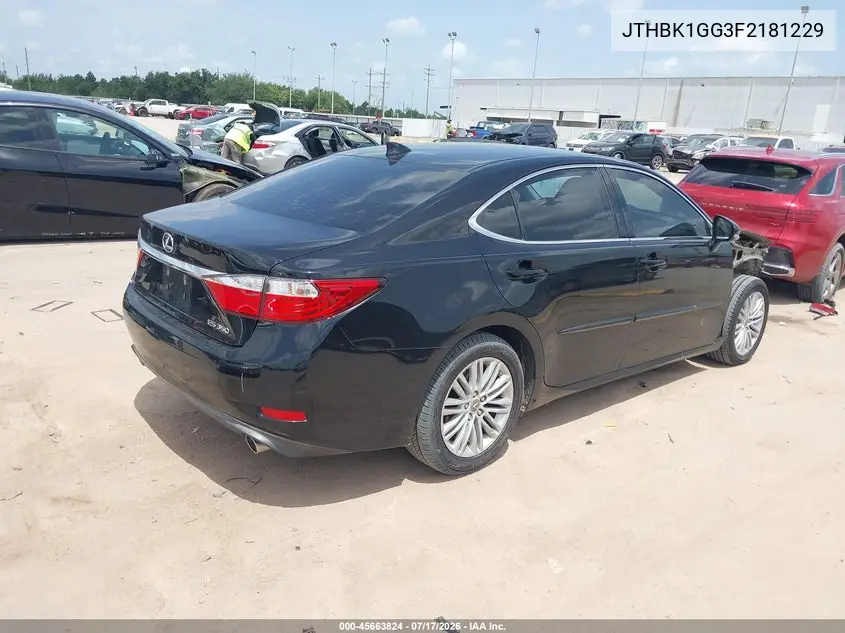 2015 Lexus Es 350 VIN: JTHBK1GG3F2181229 Lot: 45663824