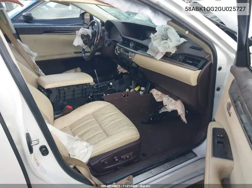 58ABK1GG2GU025727 2016 Lexus Es 350