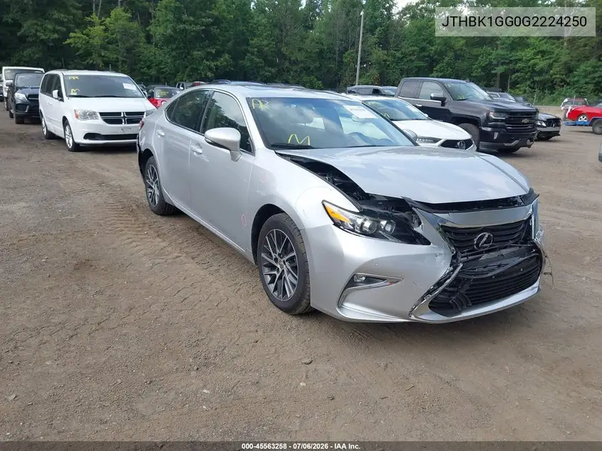 2016 Lexus Es 350 VIN: JTHBK1GG0G2224250 Lot: 45563258