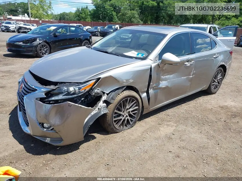 2016 Lexus Es 350 VIN: JTHBK1GG7G2236699 Lot: 45564478
