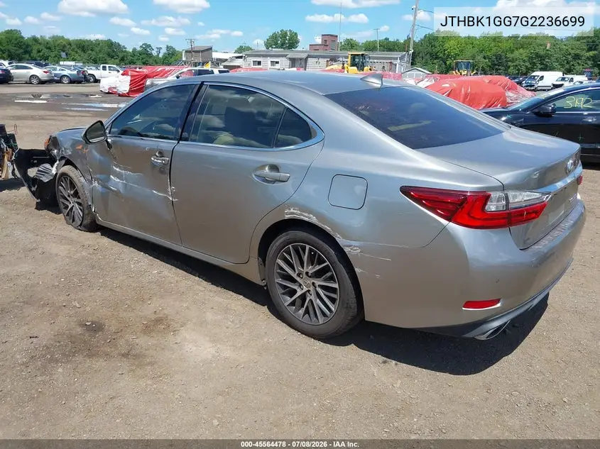 2016 Lexus Es 350 VIN: JTHBK1GG7G2236699 Lot: 45564478