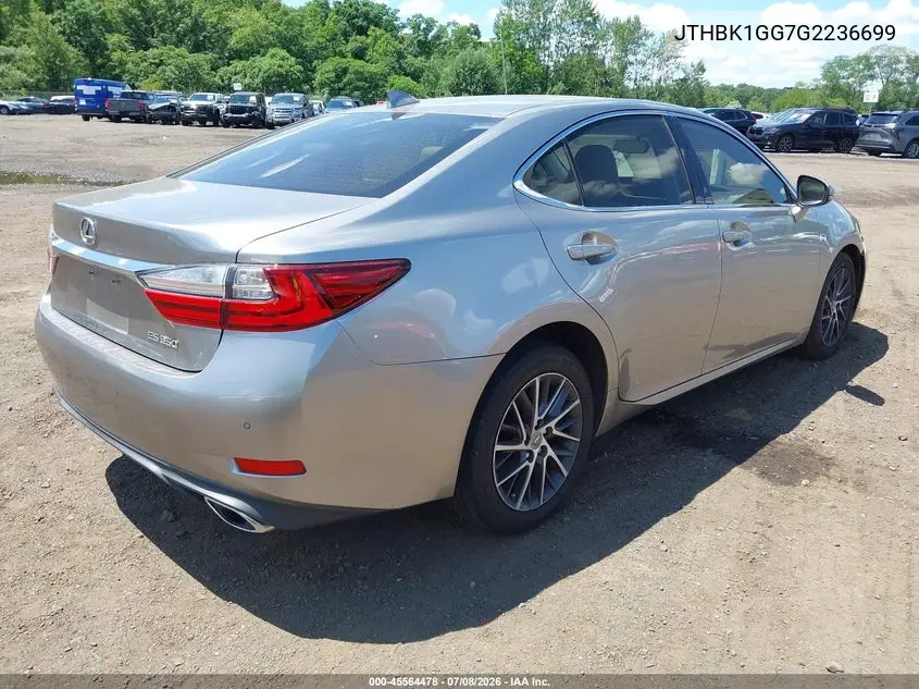 2016 Lexus Es 350 VIN: JTHBK1GG7G2236699 Lot: 45564478
