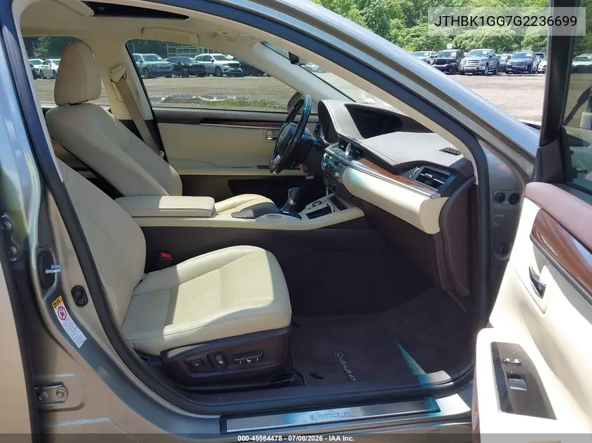 2016 Lexus Es 350 VIN: JTHBK1GG7G2236699 Lot: 45564478