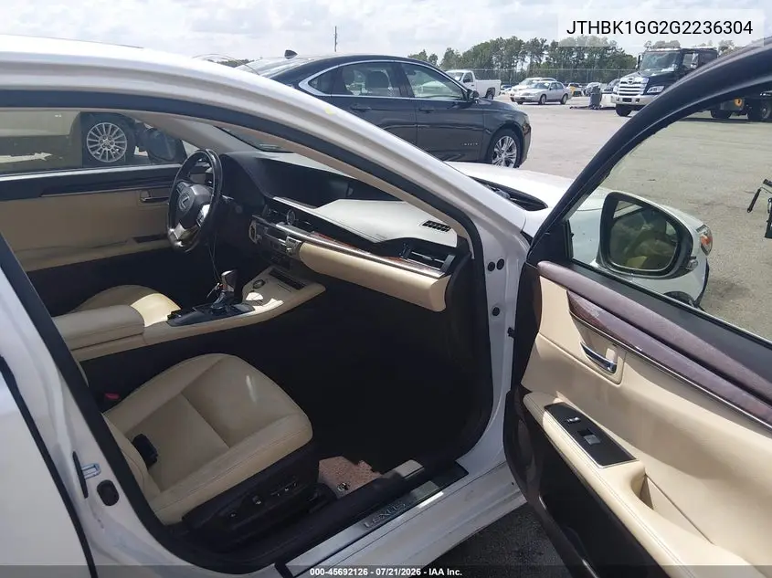 2016 Lexus Es 350 VIN: JTHBK1GG2G2236304 Lot: 45692126