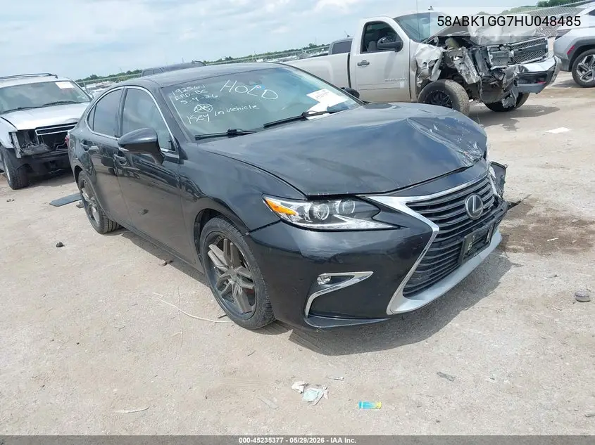 2017 Lexus Es 350 VIN: 58ABK1GG7HU048485 Lot: 45235377