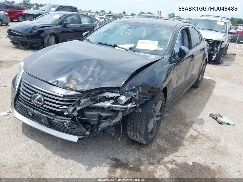 2017 Lexus Es 350 VIN: 58ABK1GG7HU048485 Lot: 45235377