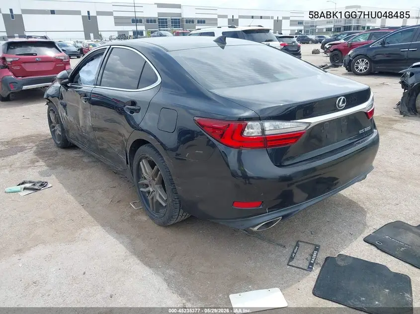 2017 Lexus Es 350 VIN: 58ABK1GG7HU048485 Lot: 45235377