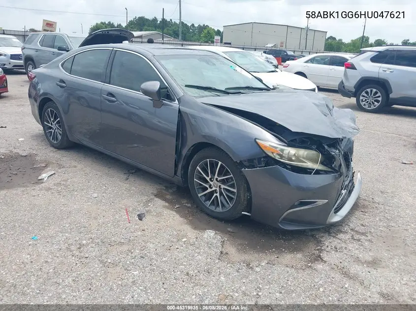 58ABK1GG6HU047621 2017 Lexus Es 350