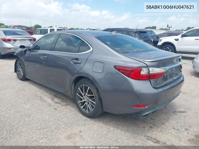 58ABK1GG6HU047621 2017 Lexus Es 350