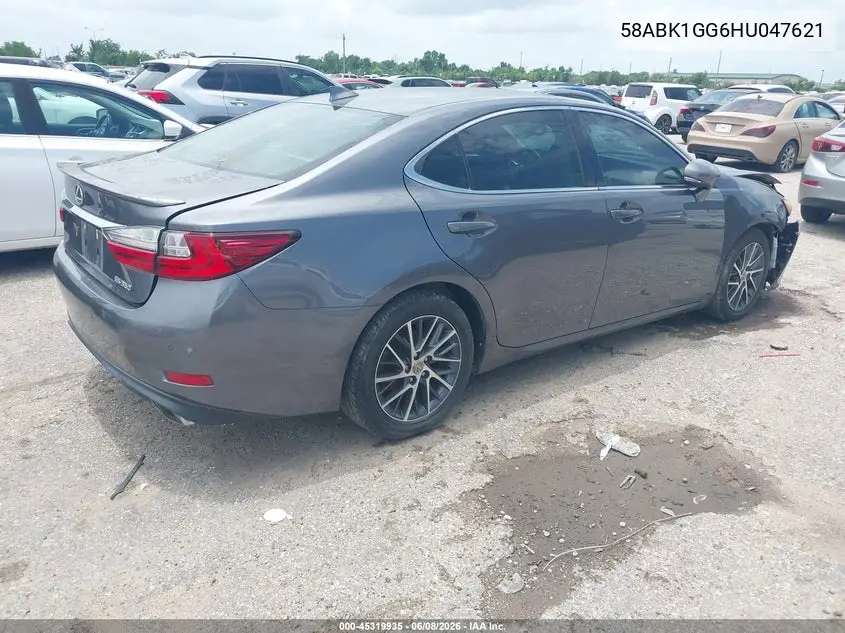58ABK1GG6HU047621 2017 Lexus Es 350