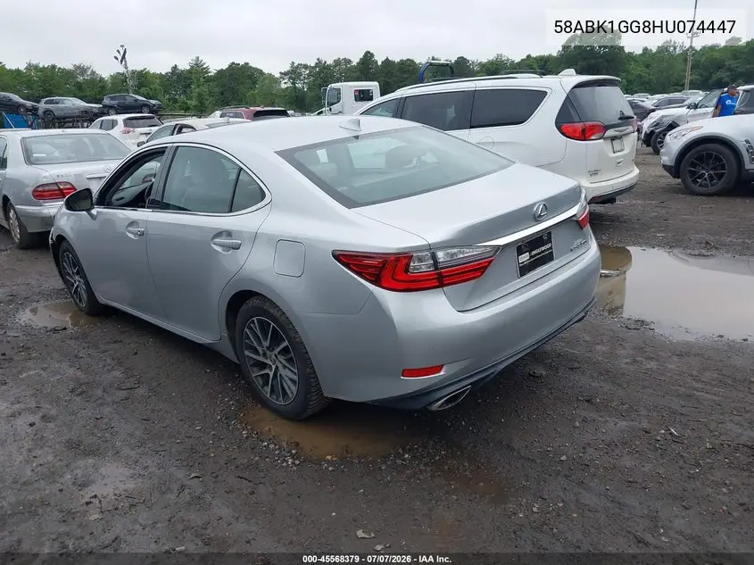 2017 Lexus Es 350 VIN: 58ABK1GG8HU074447 Lot: 45568379
