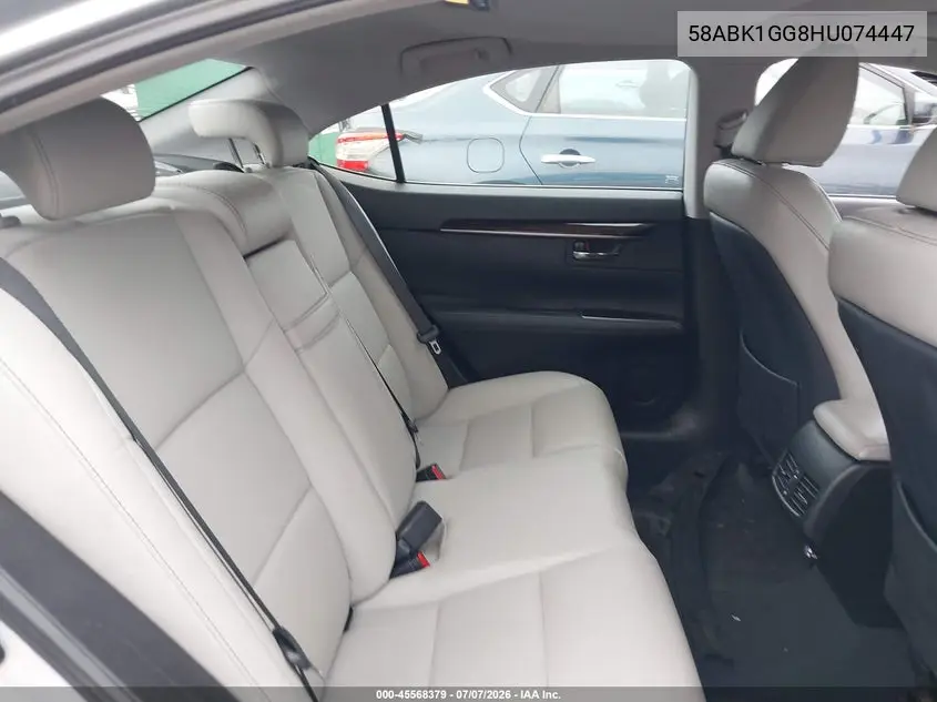2017 Lexus Es 350 VIN: 58ABK1GG8HU074447 Lot: 45568379