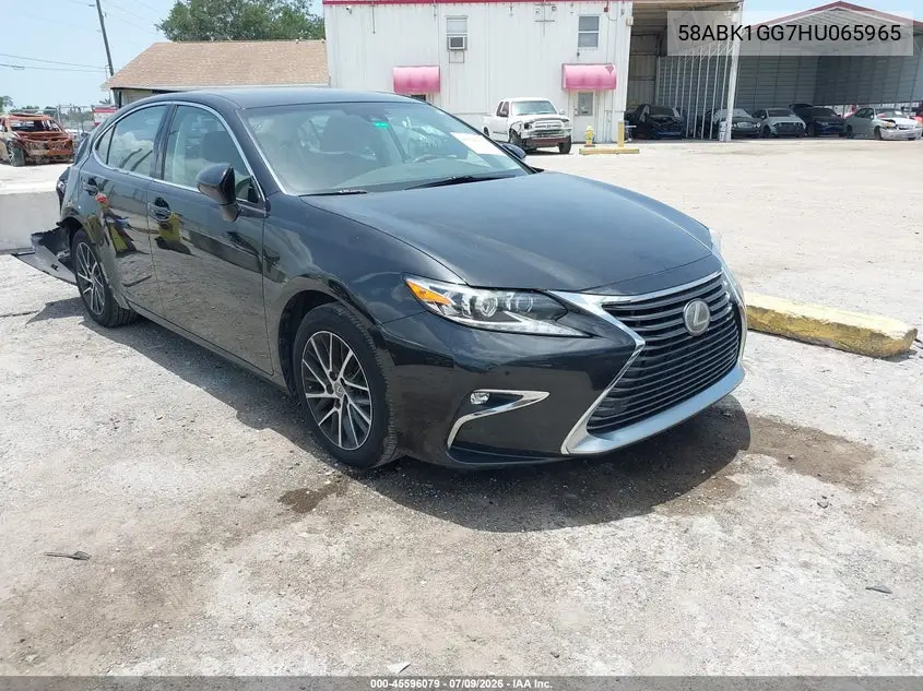 2017 Lexus Es 350 VIN: 58ABK1GG7HU065965 Lot: 45596079