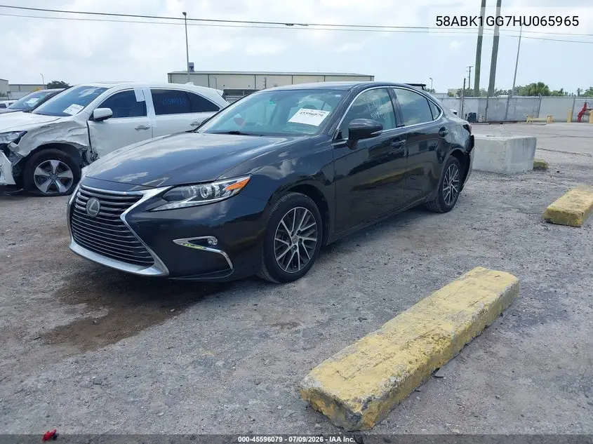 2017 Lexus Es 350 VIN: 58ABK1GG7HU065965 Lot: 45596079