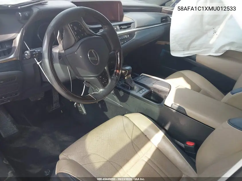2021 Lexus Es 300H Ultra Luxury VIN: 58AFA1C1XMU012533 Lot: 45449293
