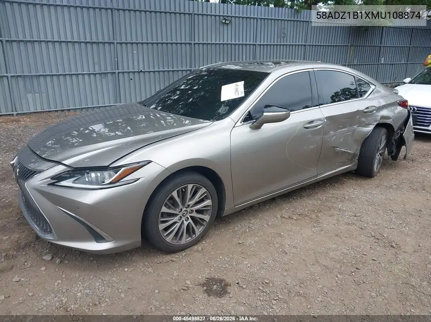 2021 Lexus Es 350 VIN: 58ADZ1B1XMU108874 Lot: 45498827