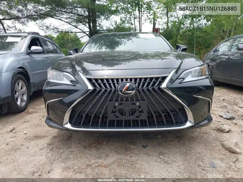 2022 Lexus Es 350 VIN: 58ADZ1B15NU126880 Lot: 45205978