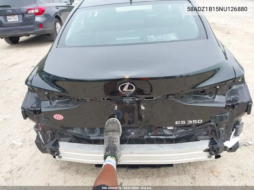 2022 Lexus Es 350 VIN: 58ADZ1B15NU126880 Lot: 45205978