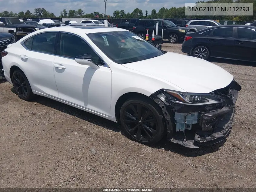 2022 Lexus Es 350 F Sport VIN: 58AGZ1B11NU112293 Lot: 45559327