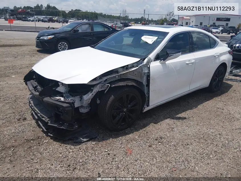 2022 Lexus Es 350 F Sport VIN: 58AGZ1B11NU112293 Lot: 45559327
