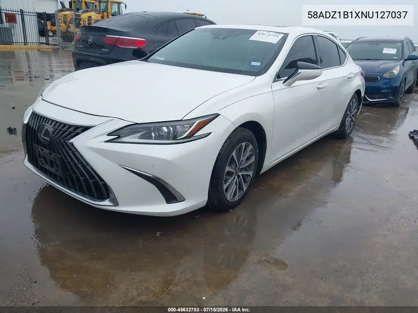 2022 Lexus Es 350 VIN: 58ADZ1B1XNU127037 Lot: 45632753
