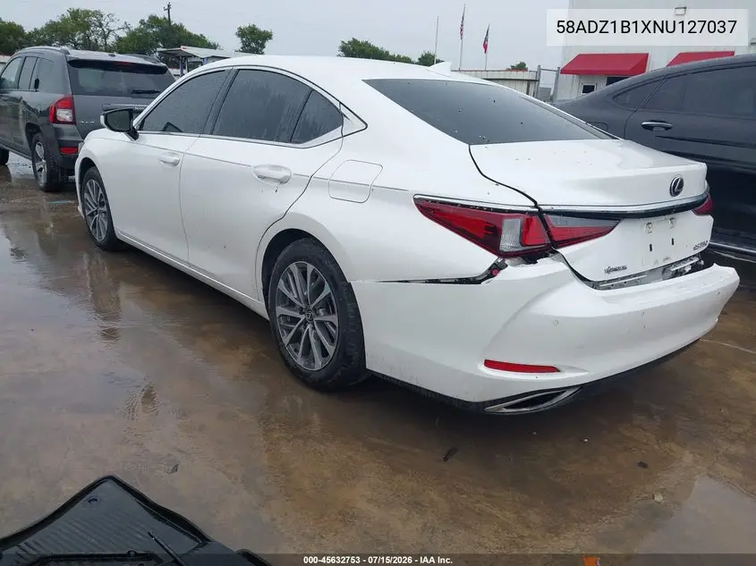 2022 Lexus Es 350 VIN: 58ADZ1B1XNU127037 Lot: 45632753
