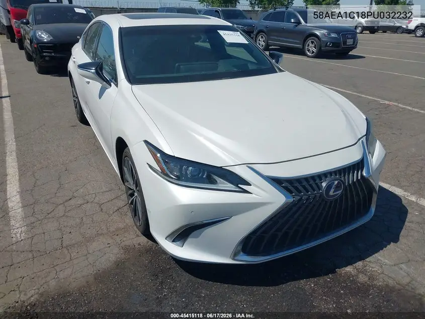 58AEA1C18PU032232 2023 Lexus Es 300H Luxury