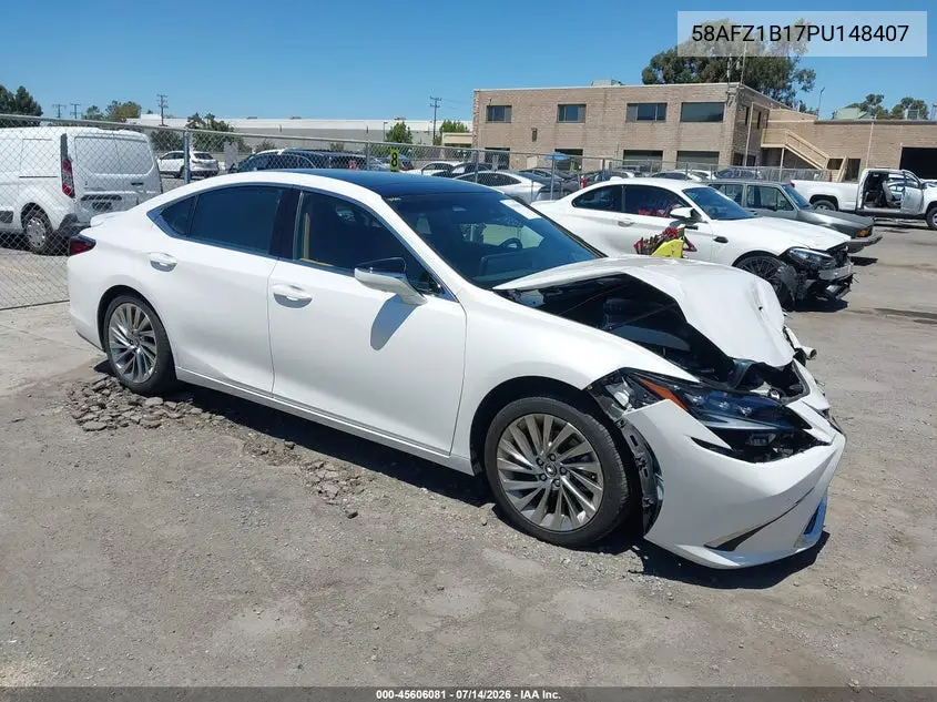 2023 Lexus Es 350 Ultra Luxury VIN: 58AFZ1B17PU148407 Lot: 45606081