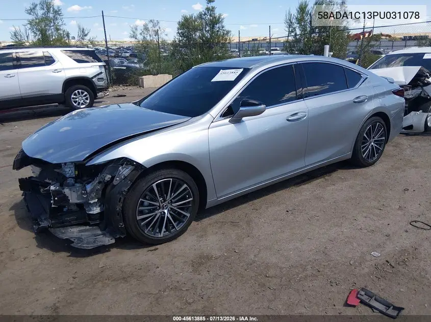 2023 Lexus Es 300H VIN: 58ADA1C13PU031078 Lot: 45613885