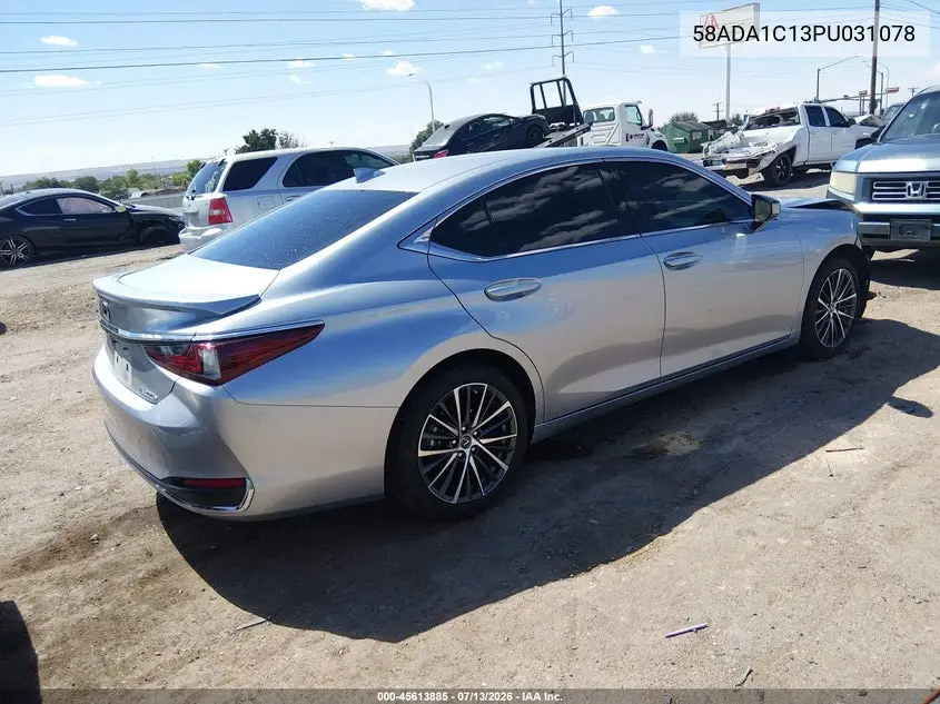 2023 Lexus Es 300H VIN: 58ADA1C13PU031078 Lot: 45613885