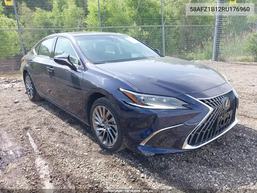 2024 Lexus Es 350 Ultra Luxury VIN: 58AFZ1B12RU176960 Lot: 45310545