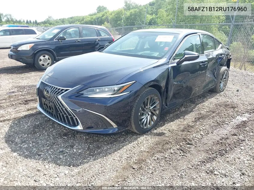 2024 Lexus Es 350 Ultra Luxury VIN: 58AFZ1B12RU176960 Lot: 45310545