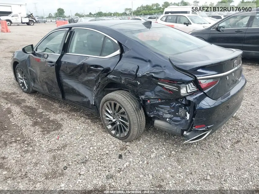 2024 Lexus Es 350 Ultra Luxury VIN: 58AFZ1B12RU176960 Lot: 45310545