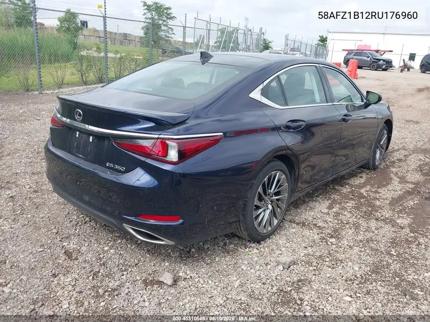 2024 Lexus Es 350 Ultra Luxury VIN: 58AFZ1B12RU176960 Lot: 45310545