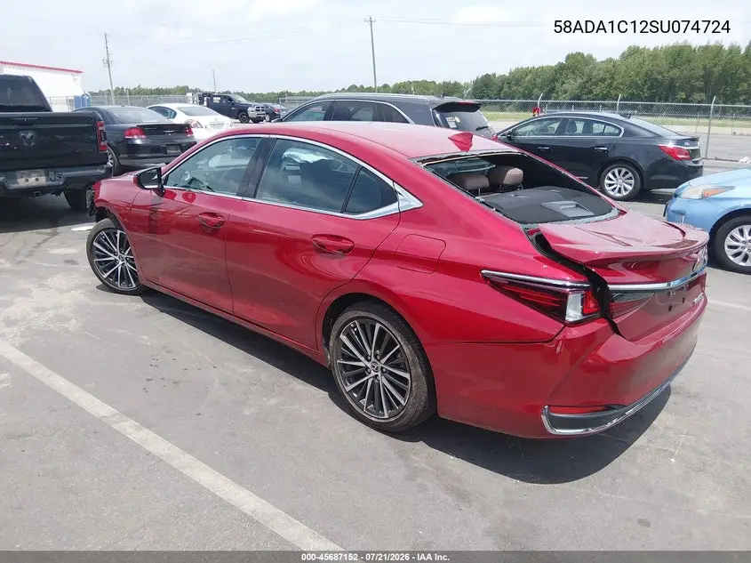 2025 Lexus Es 300H VIN: 58ADA1C12SU074724 Lot: 45687152