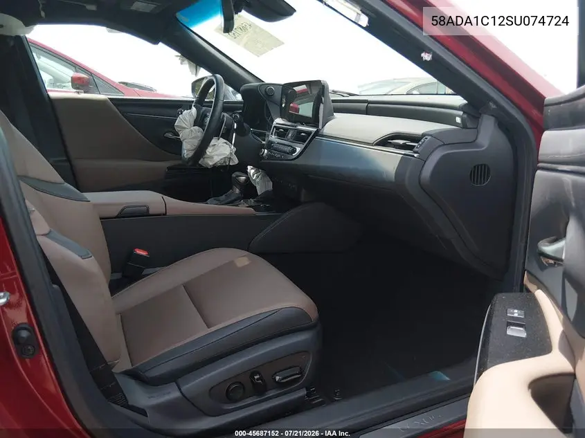 2025 Lexus Es 300H VIN: 58ADA1C12SU074724 Lot: 45687152