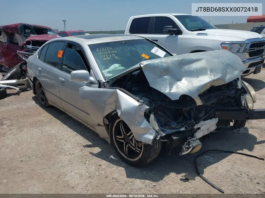 1999 Lexus Gs 300 VIN: JT8BD68SXX0072418 Lot: 45424586