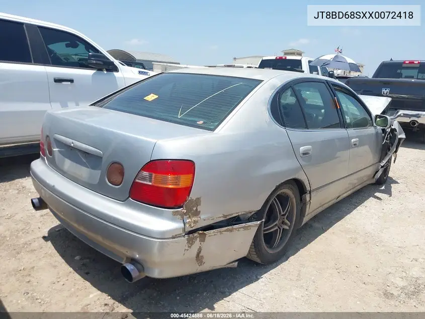 1999 Lexus Gs 300 VIN: JT8BD68SXX0072418 Lot: 45424586